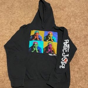 Tupac hoodie size small